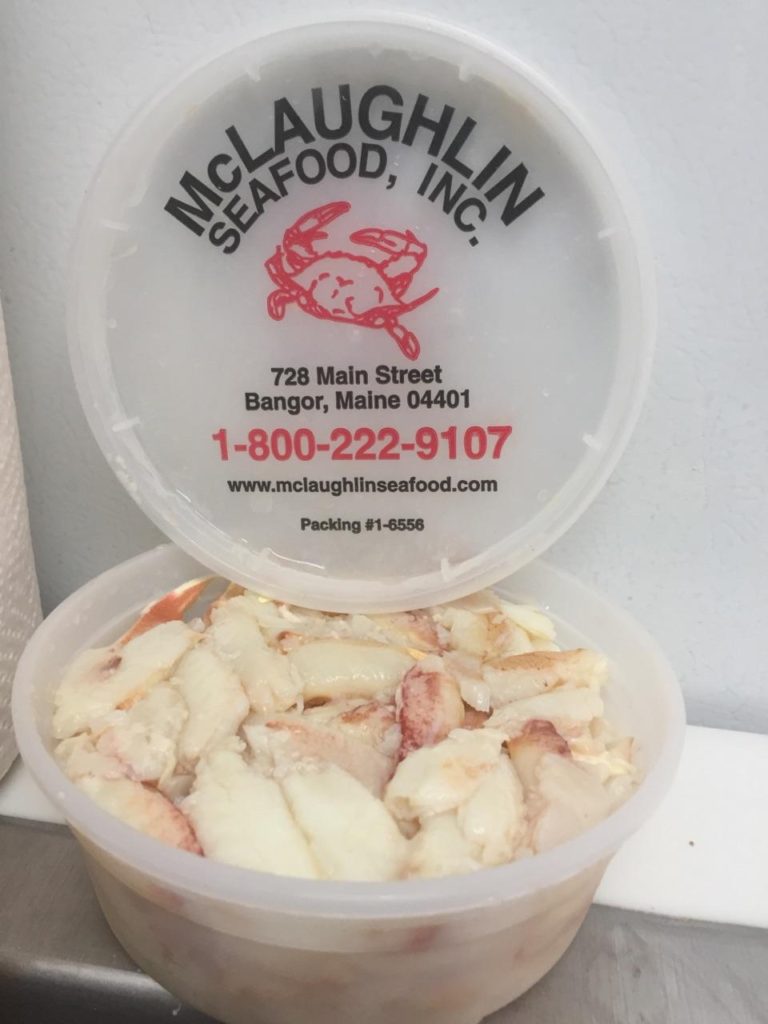 Maine Crabmeat 1/2 pound McLaughlin Seafood