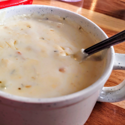 Maine clam chowder